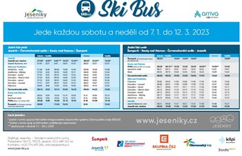 Skibus Jeseník Šumperk 2023